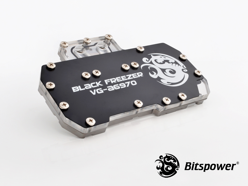 Bitspower VG-A6970 Acrylic Top With Matt Black Panel