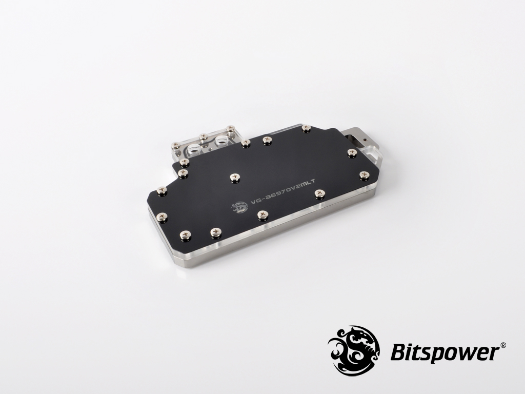 Bitspower VG- A6970V2MLT Acrylic Top With Black/Clear Panel
