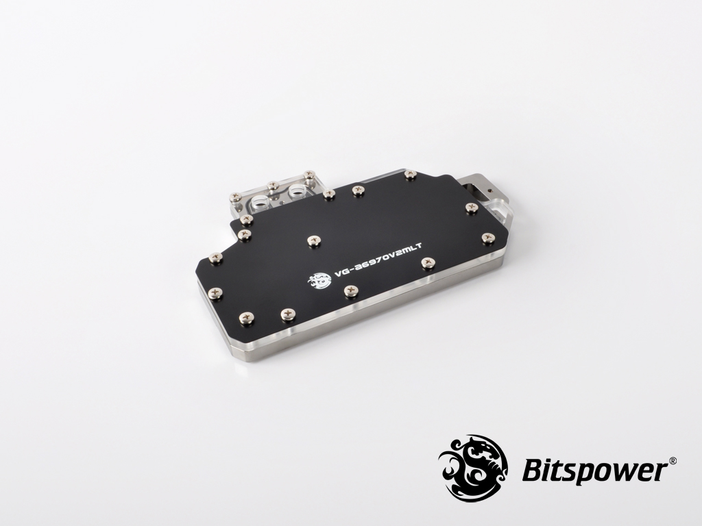 Bitspower VG- A6970V2MLT Acrylic Top With Matt Black Panel