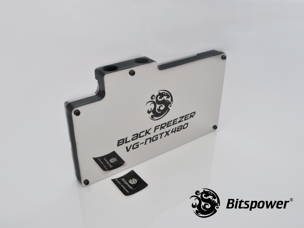 Bitspower VG-NGTX480 POM Top With Stainless Panel