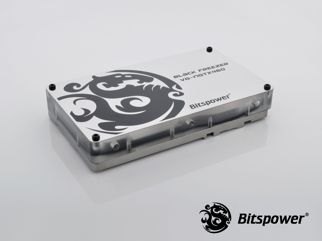 Bitspower VG-NGTX460 Acrylic Top With Stainless Panel