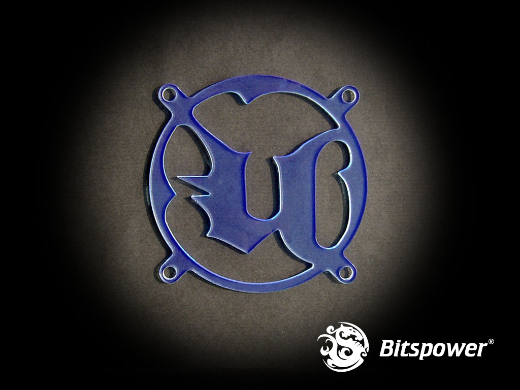 120MM LASER CUT UV-Reactive FAN Grill Unreal/Game