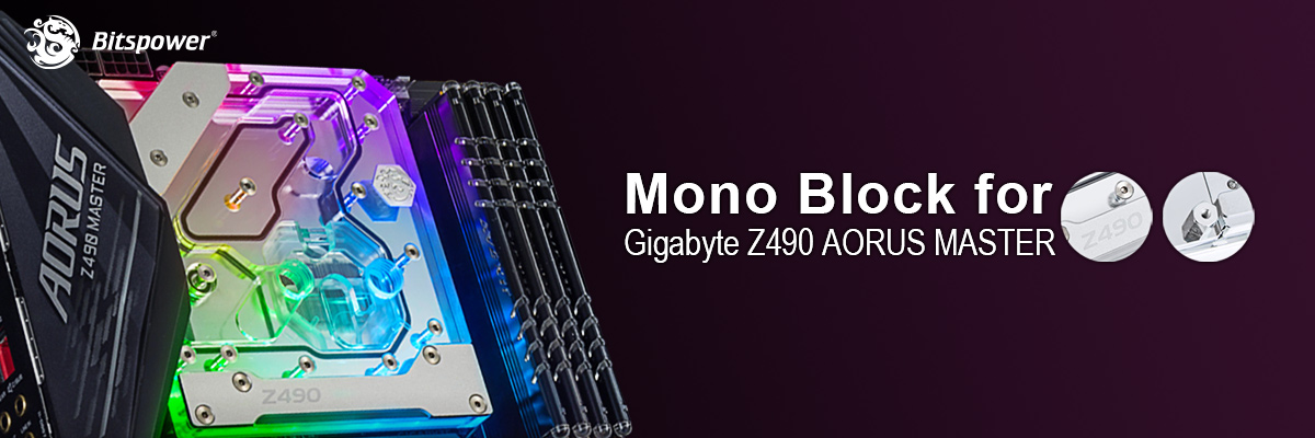有名な高級ブランド Bitspower モノブロック Gigabyte Z490 - PC/タブレット